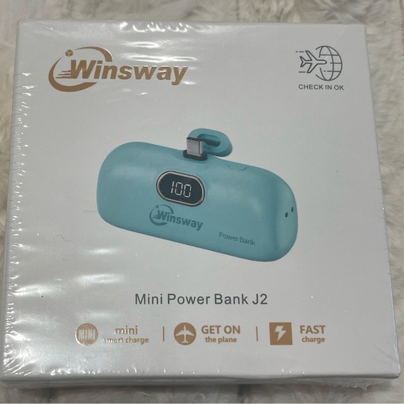 Other - Winsway Mini Power Bank J2 in Blue